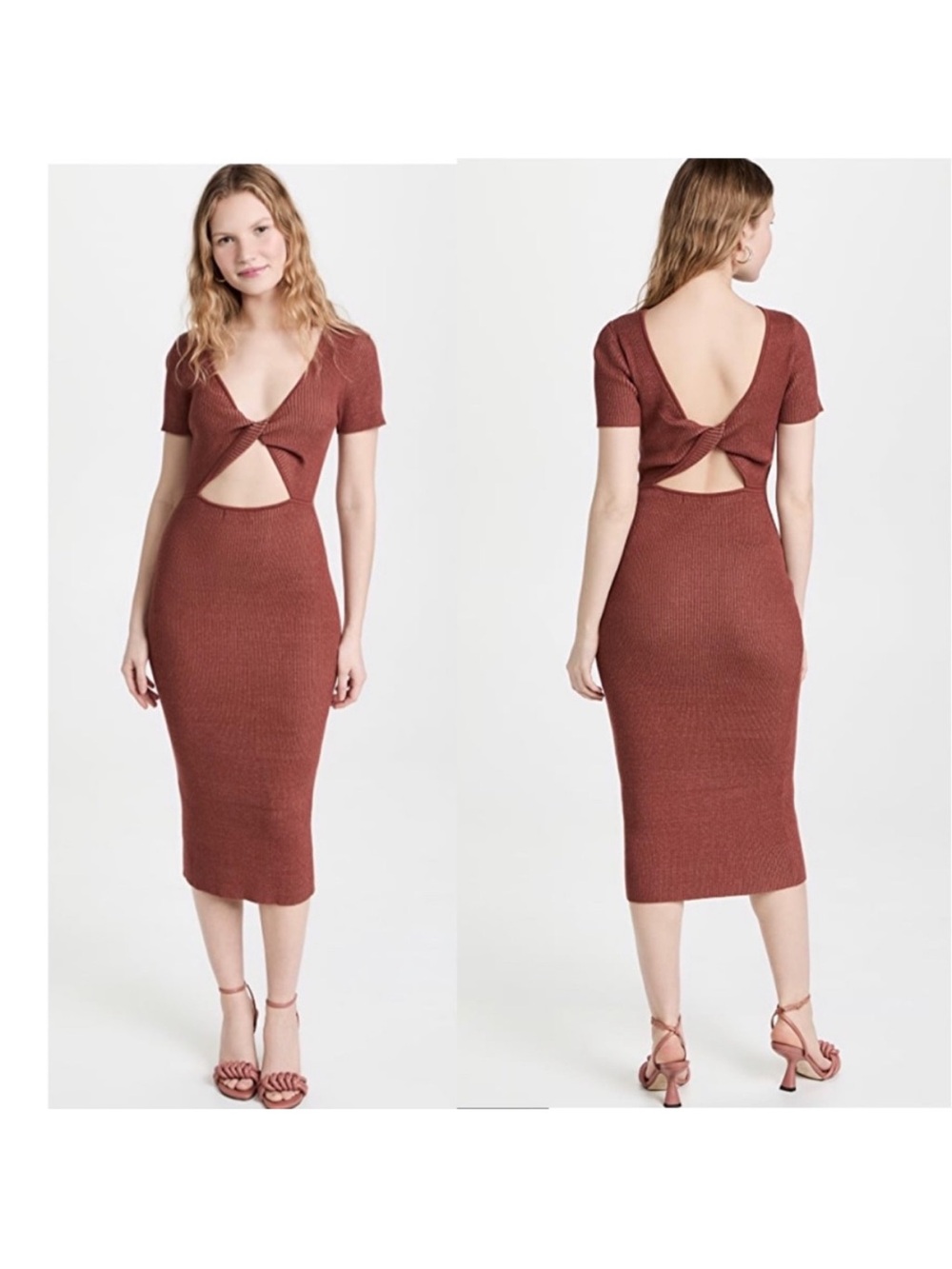 NAADAM Reversible Cut Out Sweater Dress